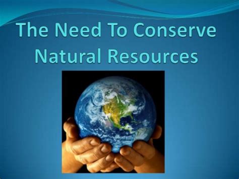 Ang Conservation of Natural Resources, kung ano ang binubuo nito.